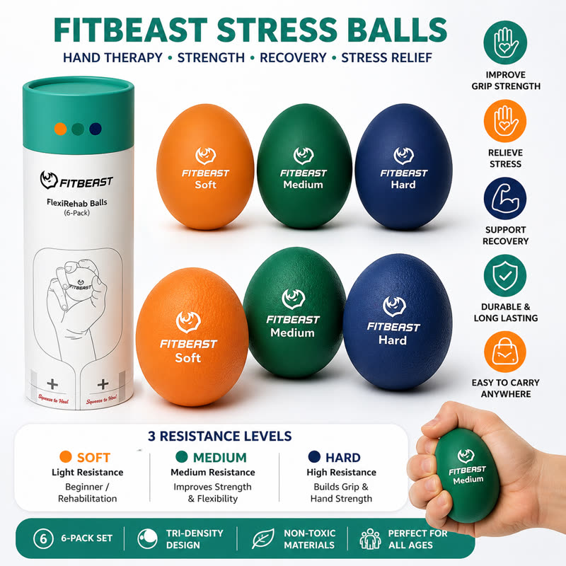 FitBeast Hand Therapy Stress Balls